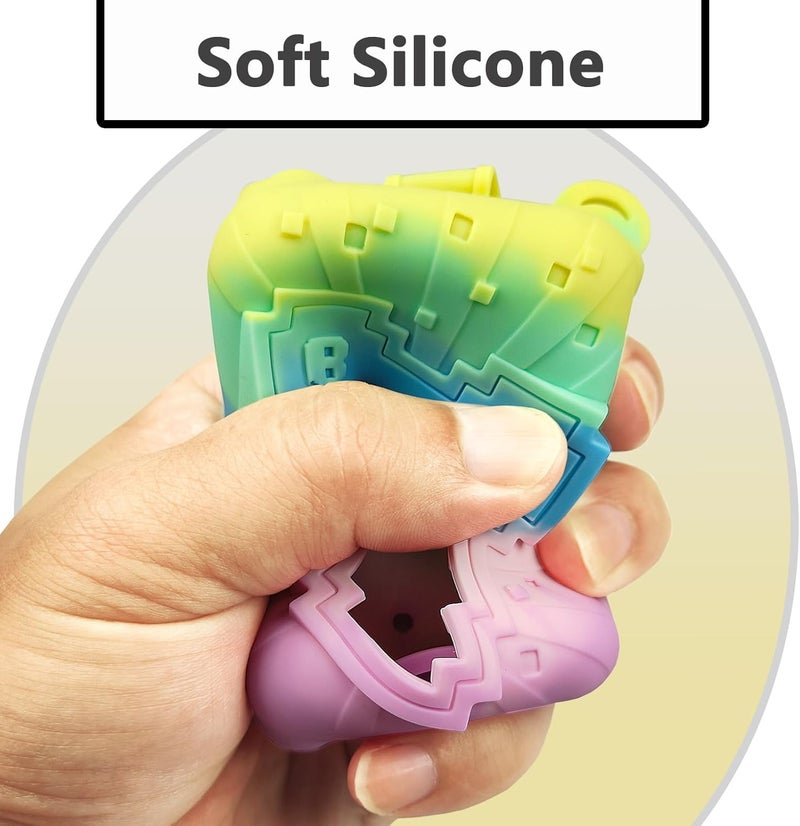 JCHPINE Silicone Cover Case for Bitzee Disney Interactive Digital Pet and Case, Protective Skin Sleeve for Bitzee Disney Virtual Electronic Pets (Rainbow) - Image 5